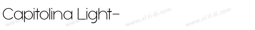 Capitolina Light字体转换 Capitolina Light字体转换